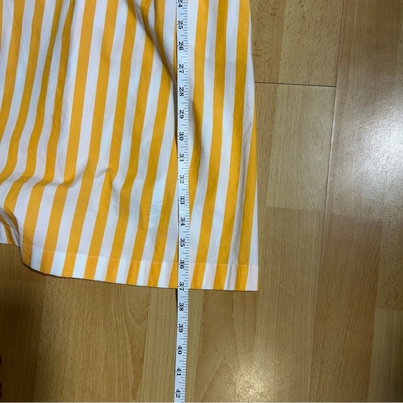 NWT J. Crew Strappy Tie Back Sundress in Marigold Stripe size 12 Coastal - Picture 16 of 16